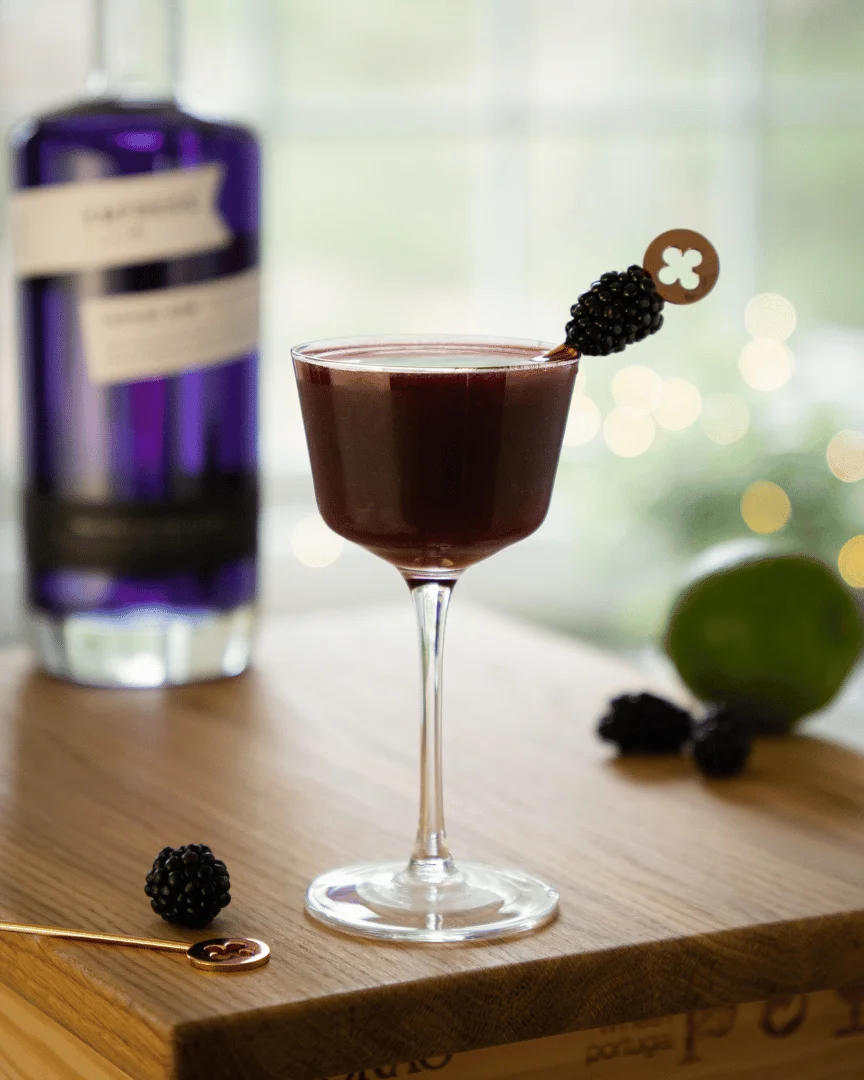 Blackberry Rosemary Gimlet